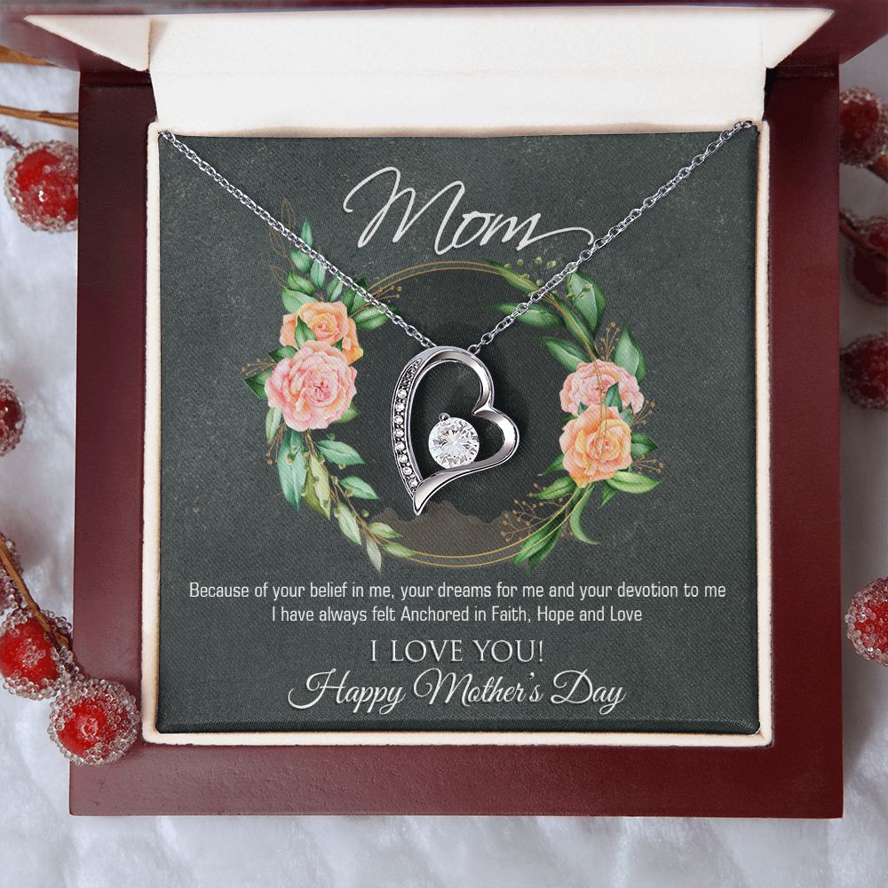 Forever Love Necklace - To Mom - Happy Mother's Day