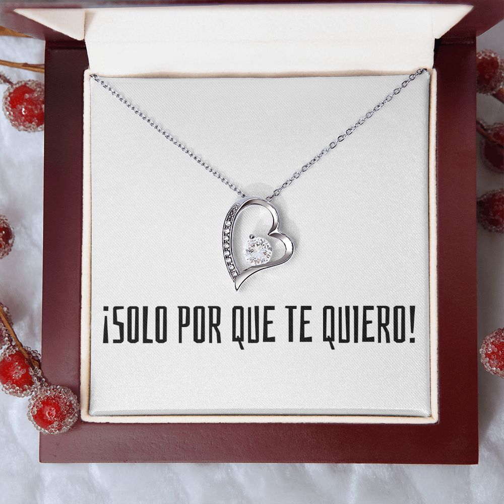 Solo Por Que Te Quiero - Forever Love Necklace - Español