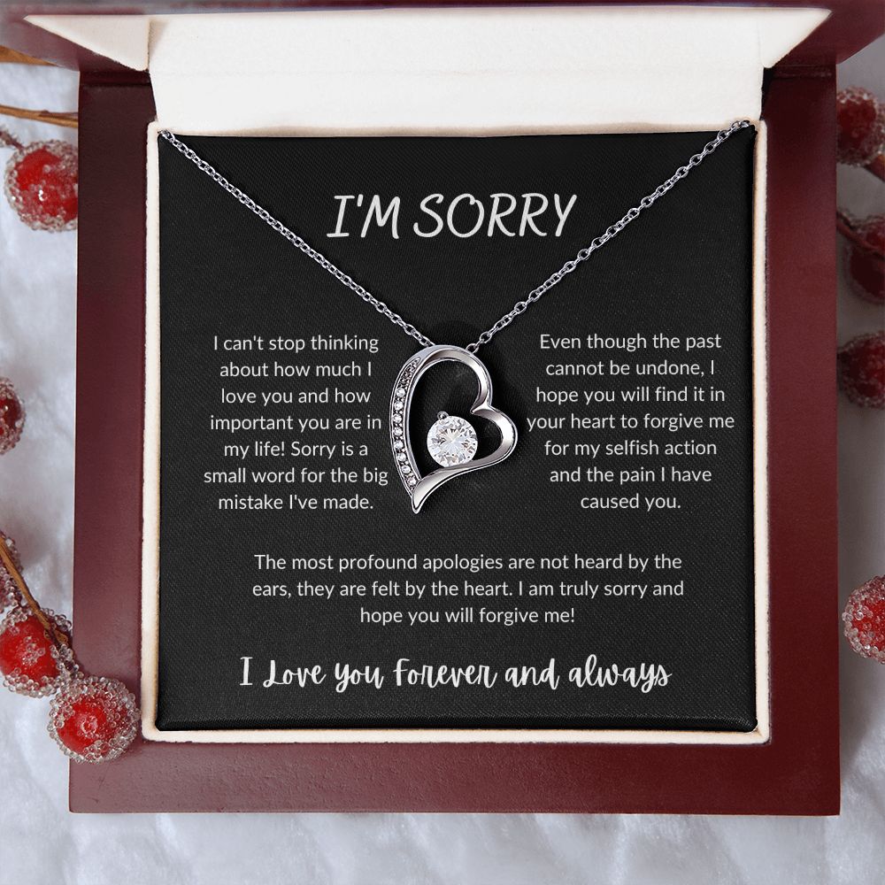 I'm Sorry - Forever Love Necklace - B