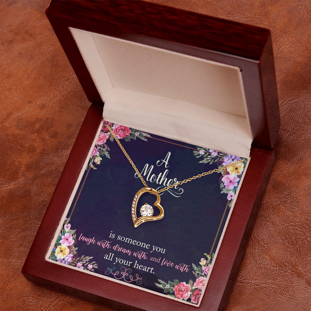 Forever Love Necklace - To Mom - A Mother is