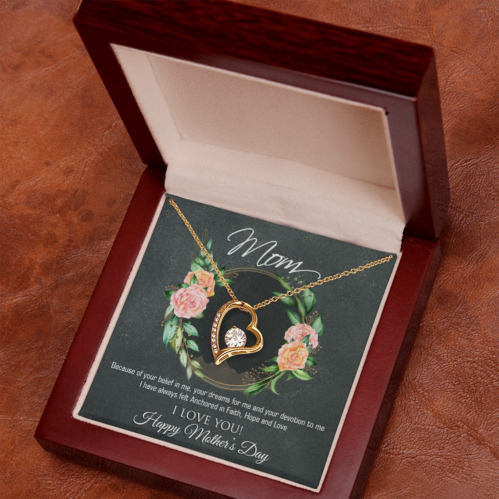 Forever Love Necklace - To Mom - Happy Mother's Day