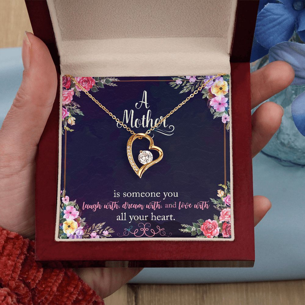 Forever Love Necklace - To Mom - A Mother is