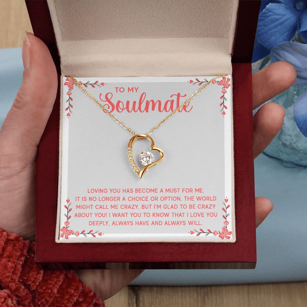 Forever Love Necklace - To My Soulmate - Loving You Has Become