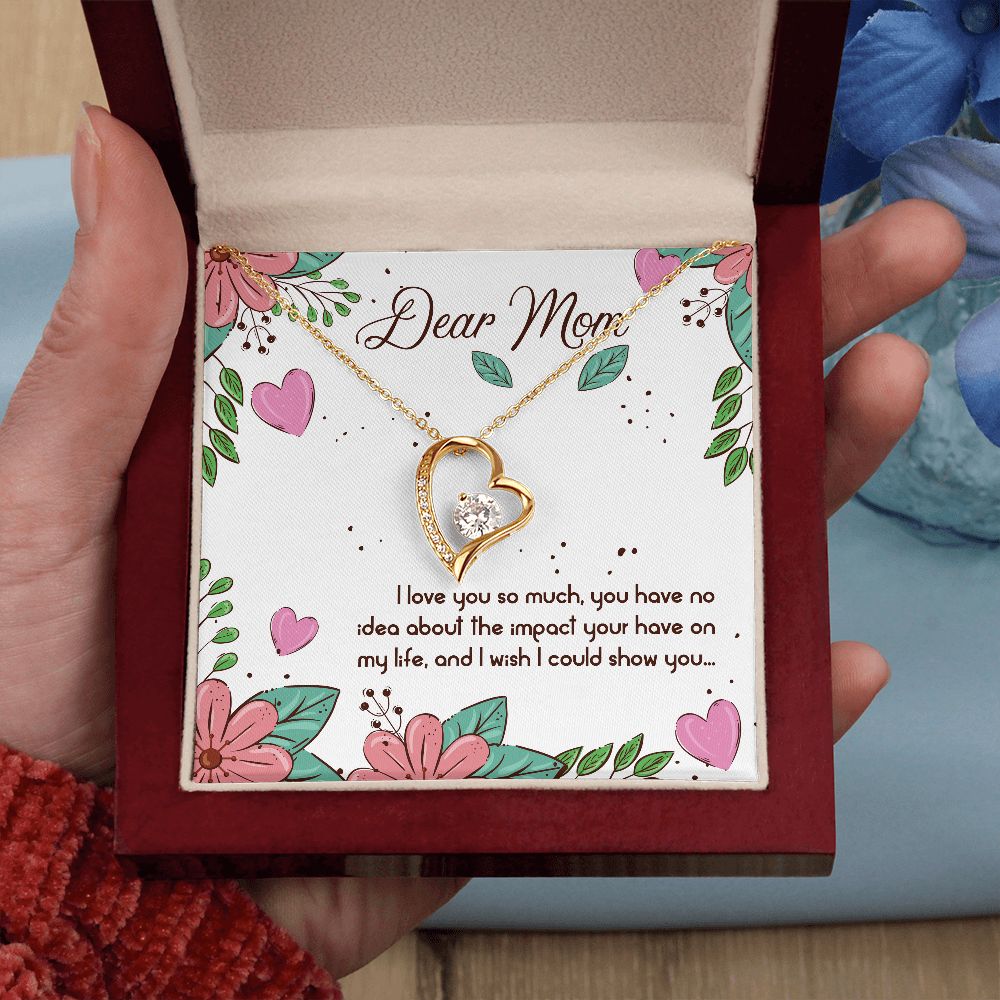 Forever Love Necklace - To Mom - Dear Mom