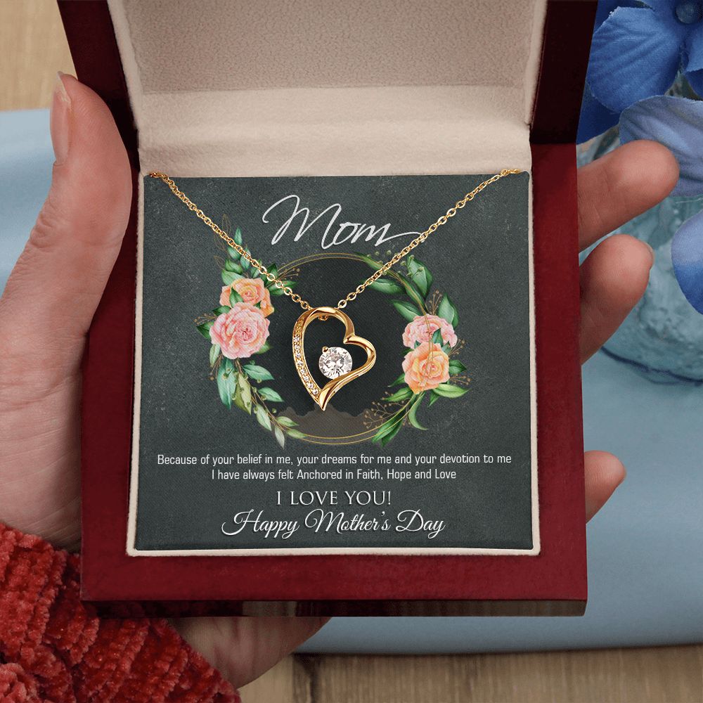 Forever Love Necklace - To Mom - Happy Mother's Day