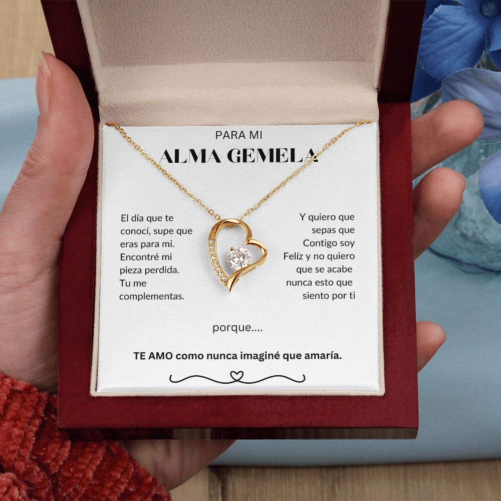 Para Mi Alma Gemela - Forever Love Necklace - Español