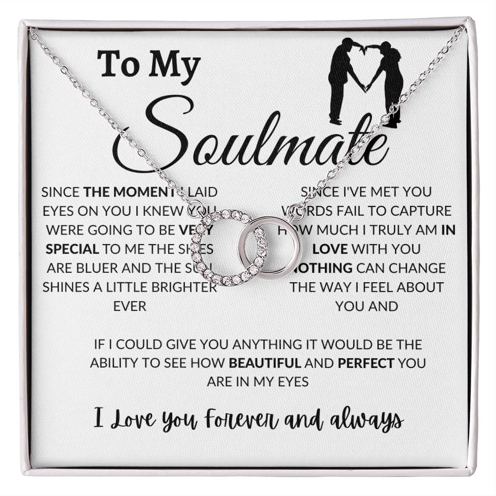 Perfect Pair Necklace - To My Soulmate