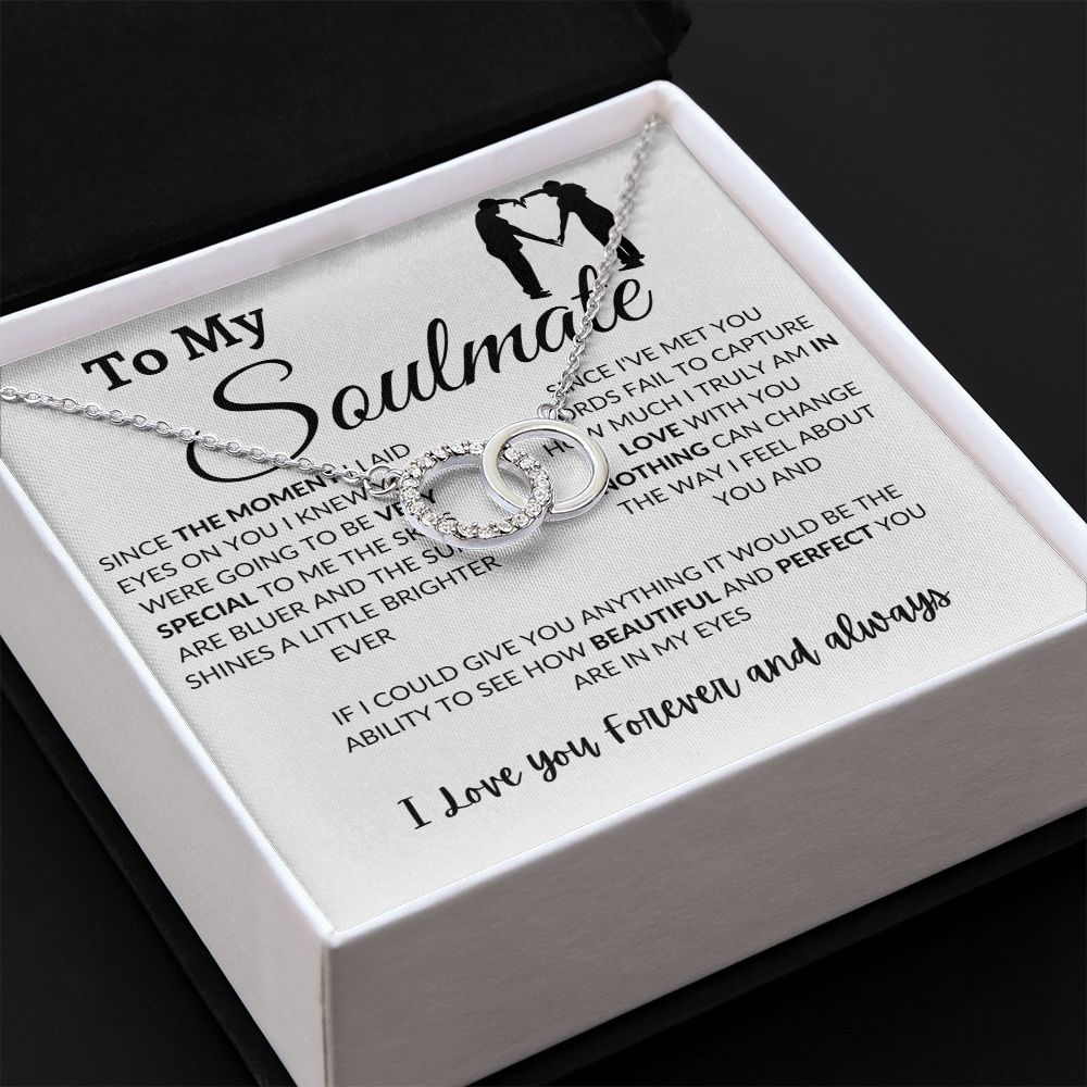 Perfect Pair Necklace - To My Soulmate