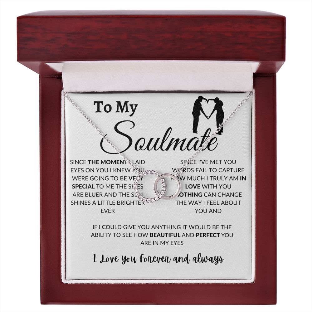 Perfect Pair Necklace - To My Soulmate
