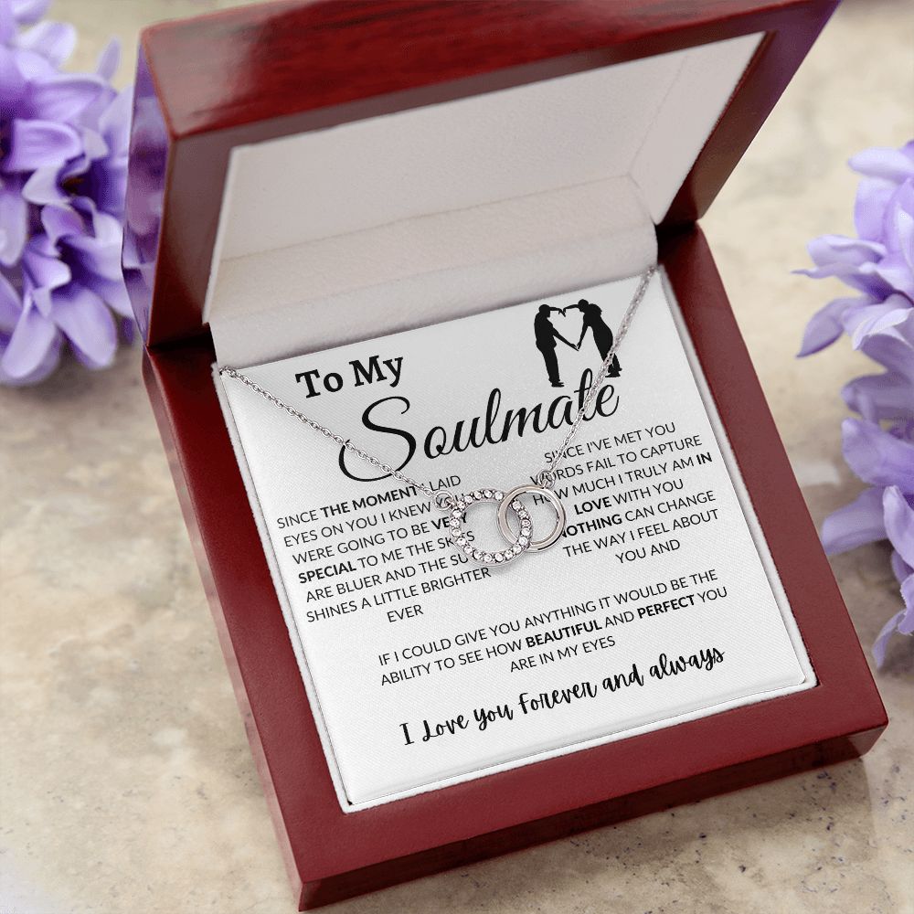 Perfect Pair Necklace - To My Soulmate