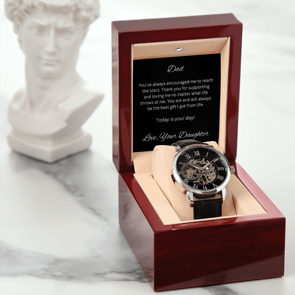 Men's Openwork Watch - To My Dad