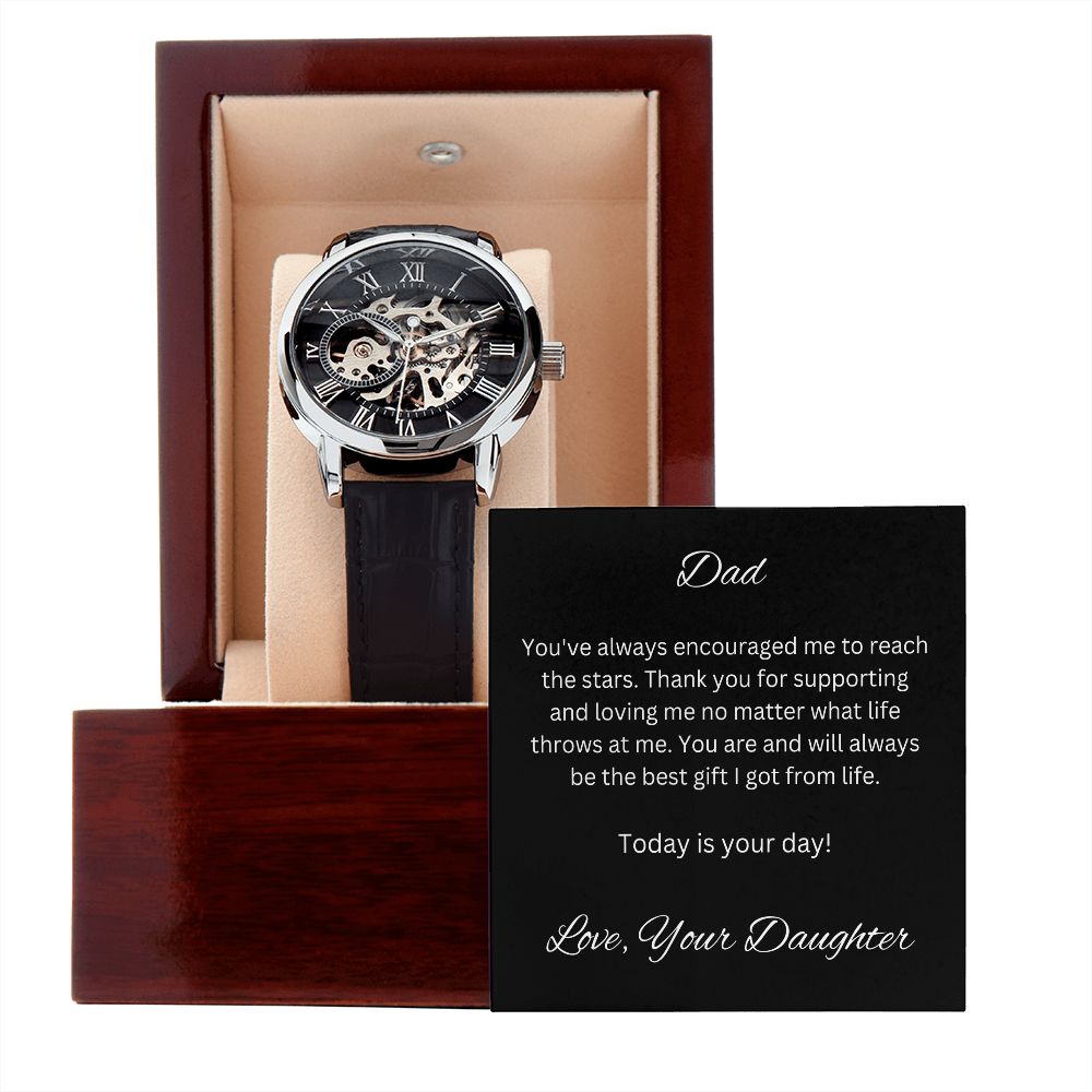 Men's Openwork Watch - To My Dad