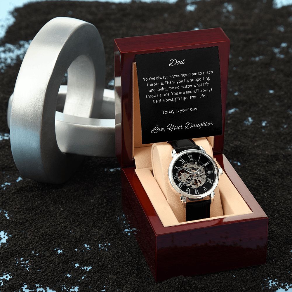 Men's Openwork Watch - To My Dad