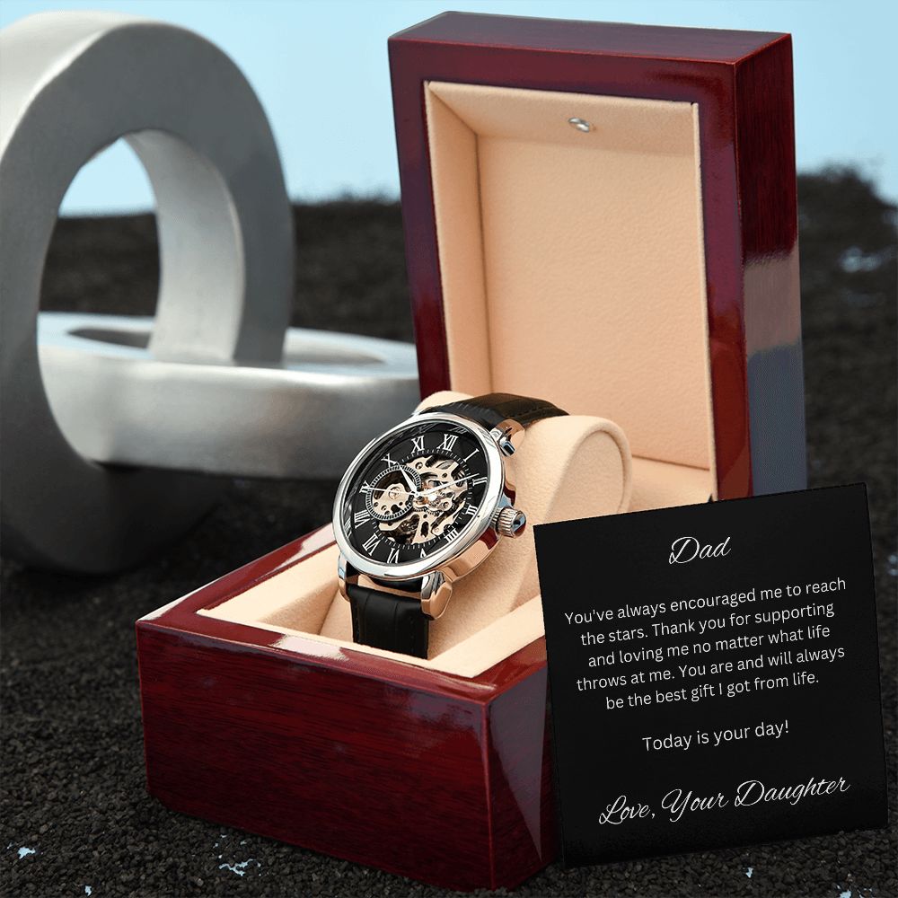 Men's Openwork Watch - To My Dad