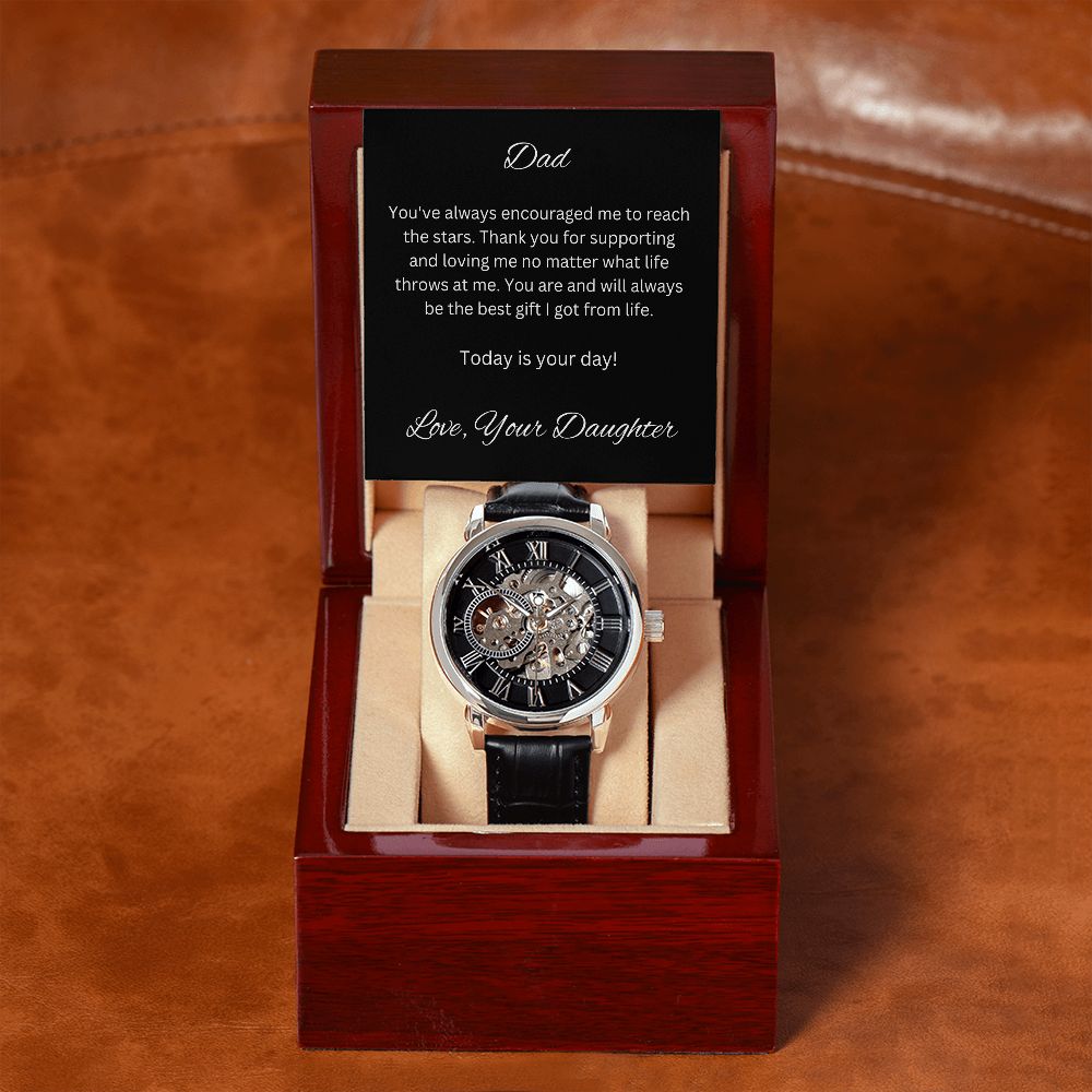 Men's Openwork Watch - To My Dad