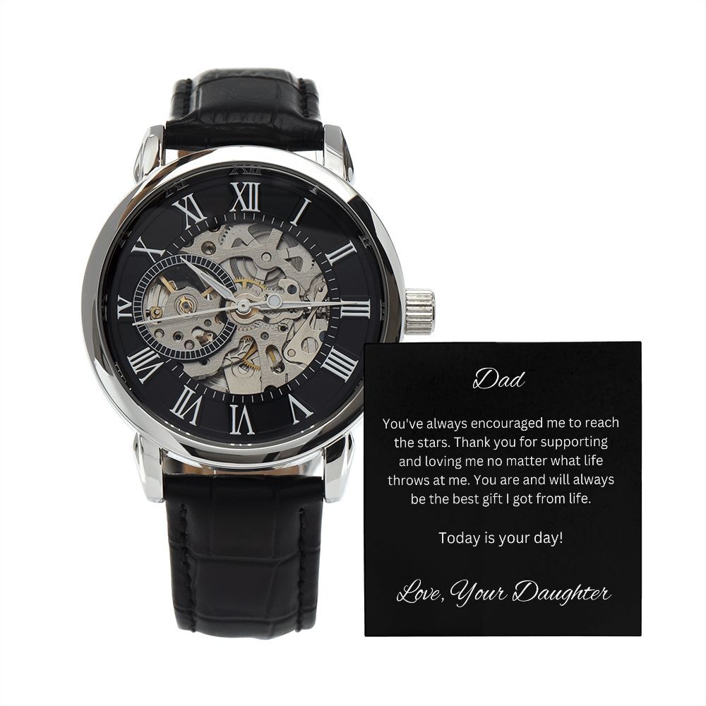 Men's Openwork Watch - To My Dad