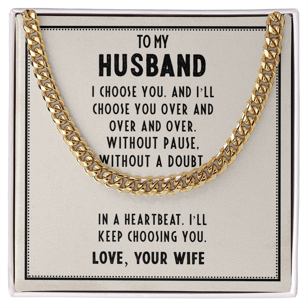 To My Husband - I choose you