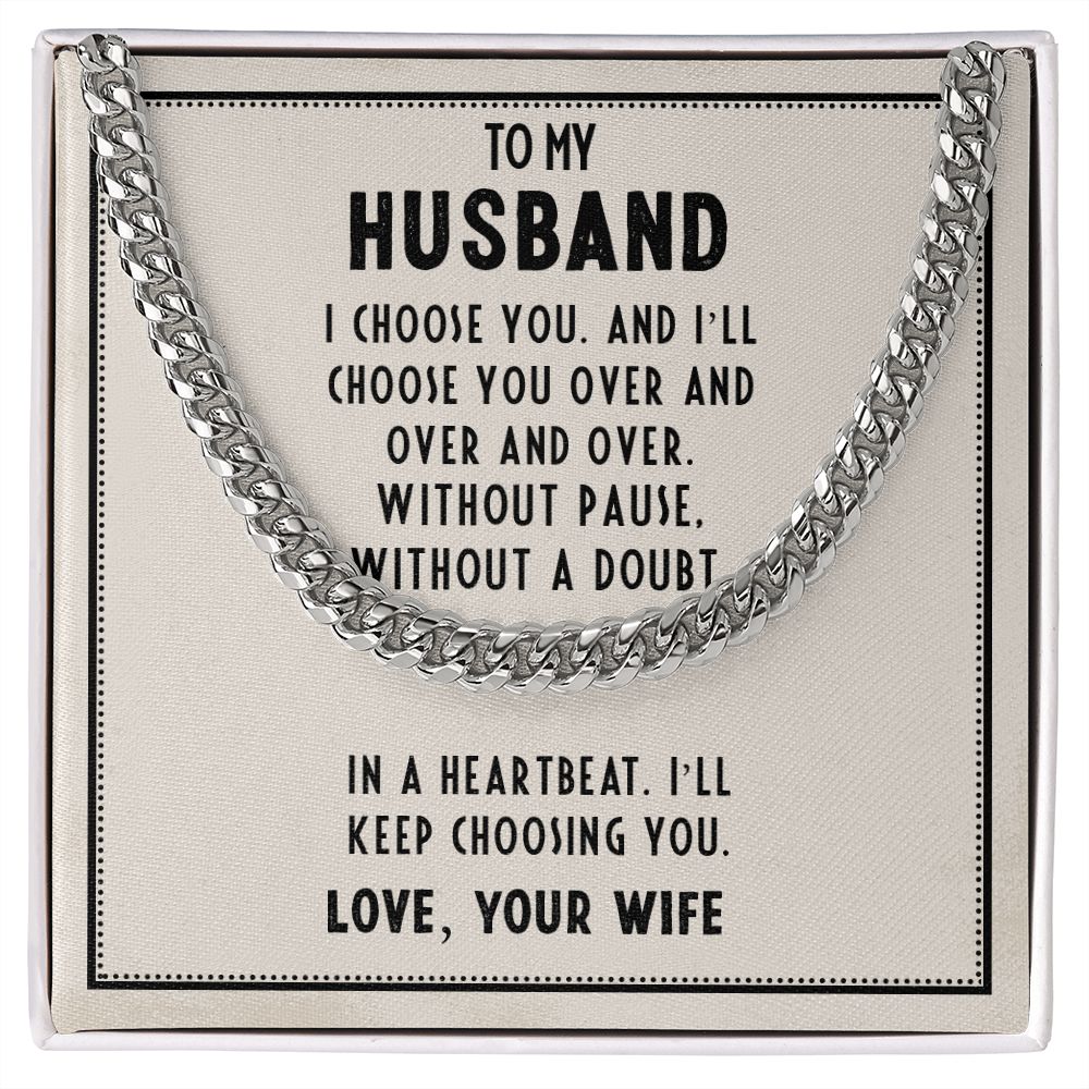To My Husband - I choose you