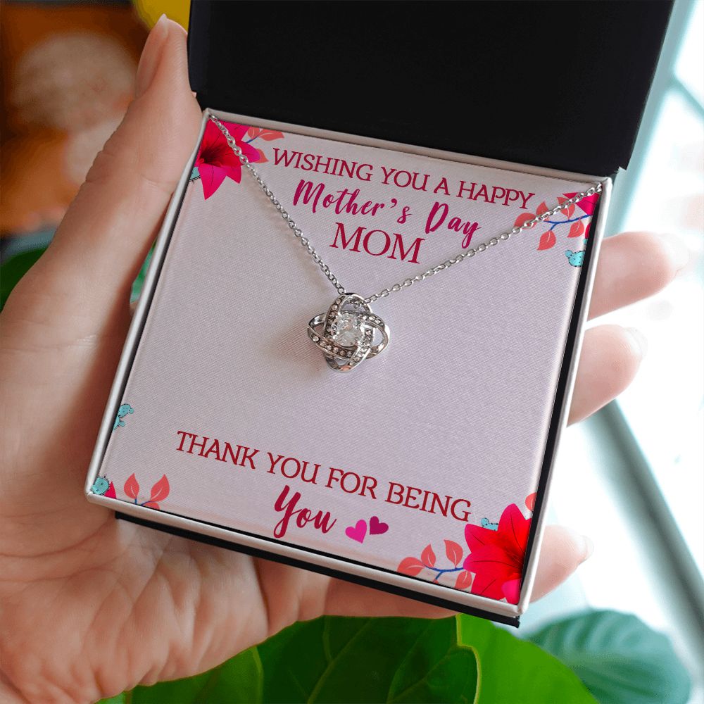 Love Knot Necklace - To Mom - Mother's Day