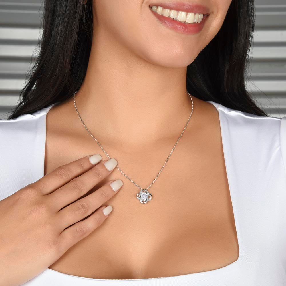 I'm Sorry - Love Knot Necklace