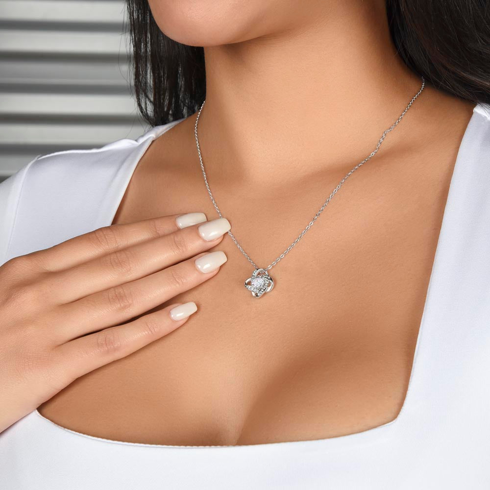 I'm Sorry - Love Knot Necklace
