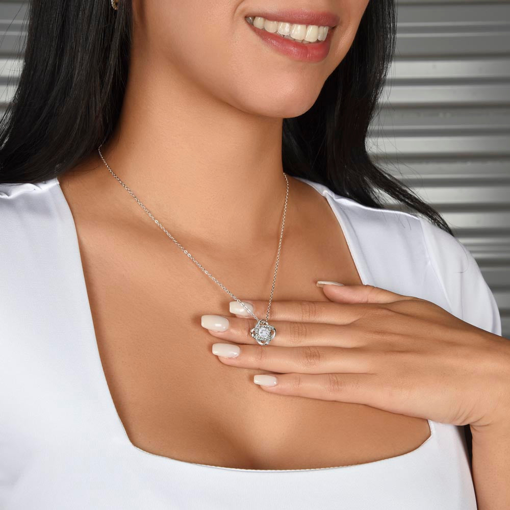 Para Mi Alma Gemela - Love Knot Necklace - Español