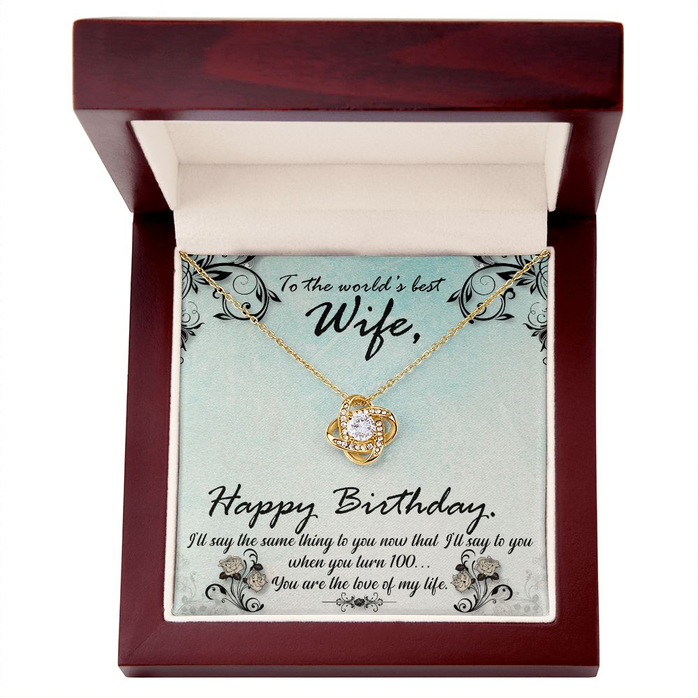To The World's Best Wife - Happy Birthday