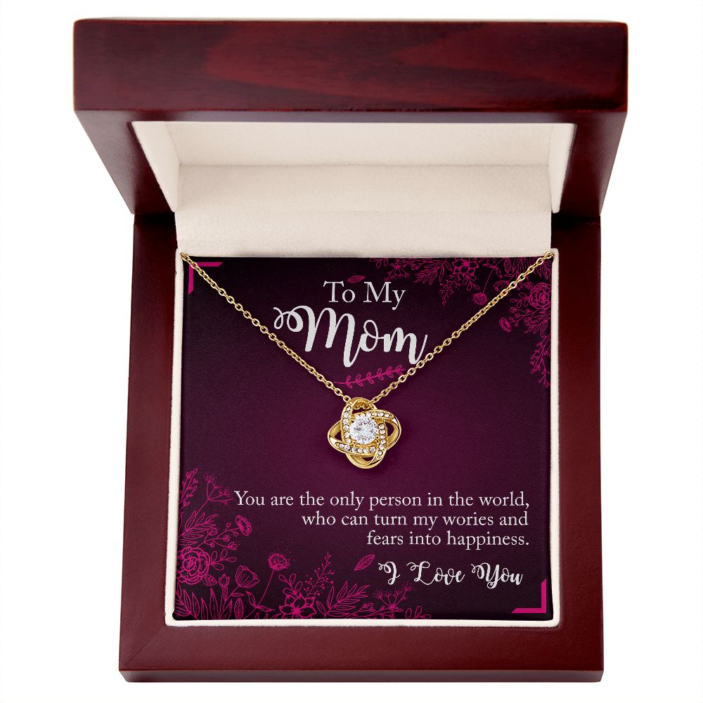 Love Knot Necklace - To Mom - You are