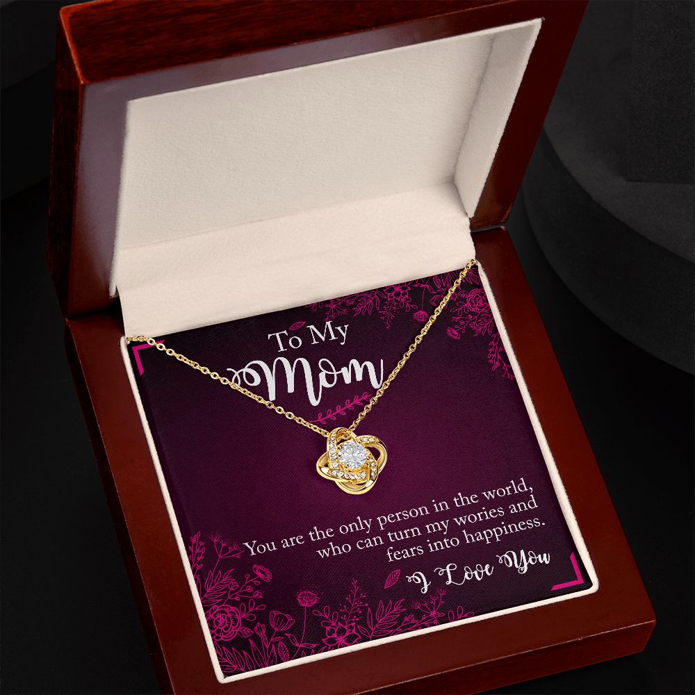 Love Knot Necklace - To Mom - You are