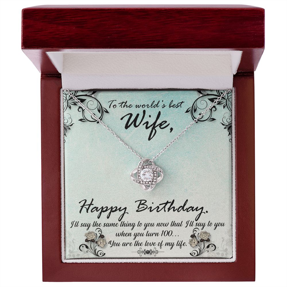 To The World's Best Wife - Happy Birthday