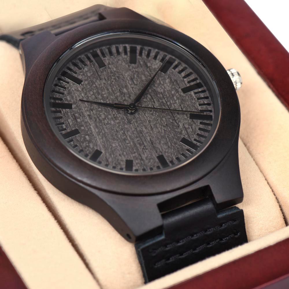 Wooden Watch - Graduation - To Our Son