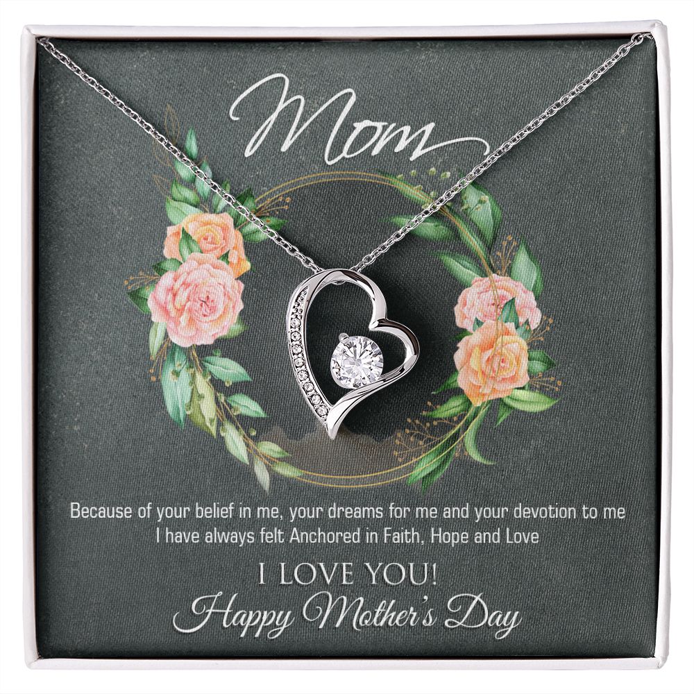 Forever Love Necklace - To Mom - Happy Mother's Day