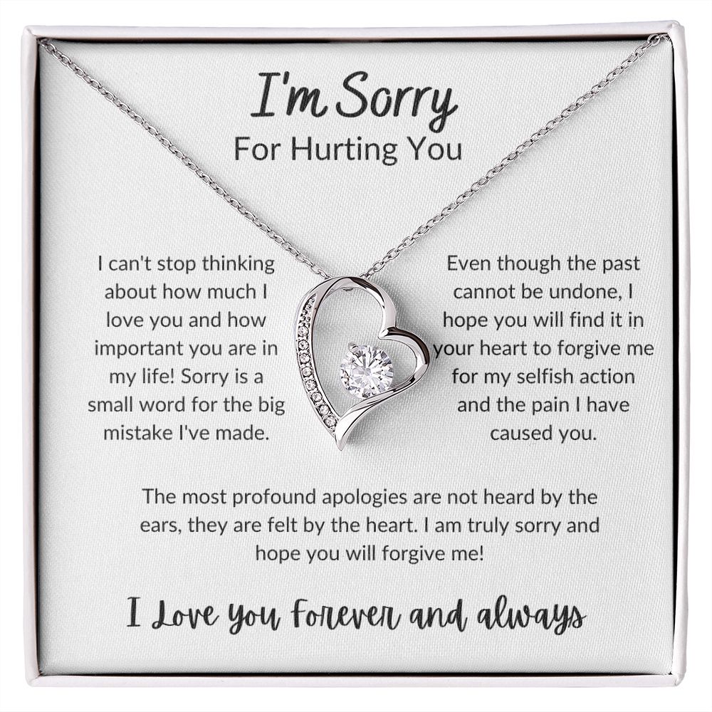I'm Sorry For Hurting You - Forever Love Necklace