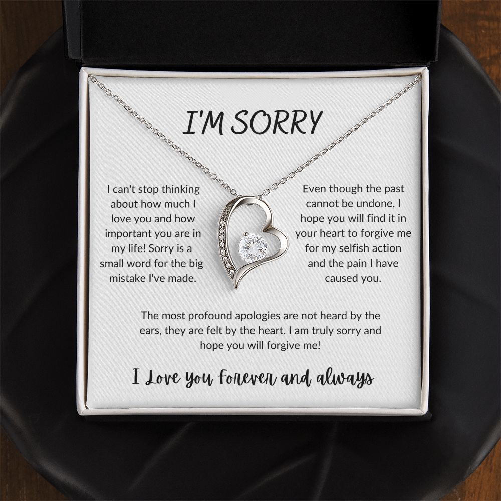 I'm Sorry - Forever Love Necklace