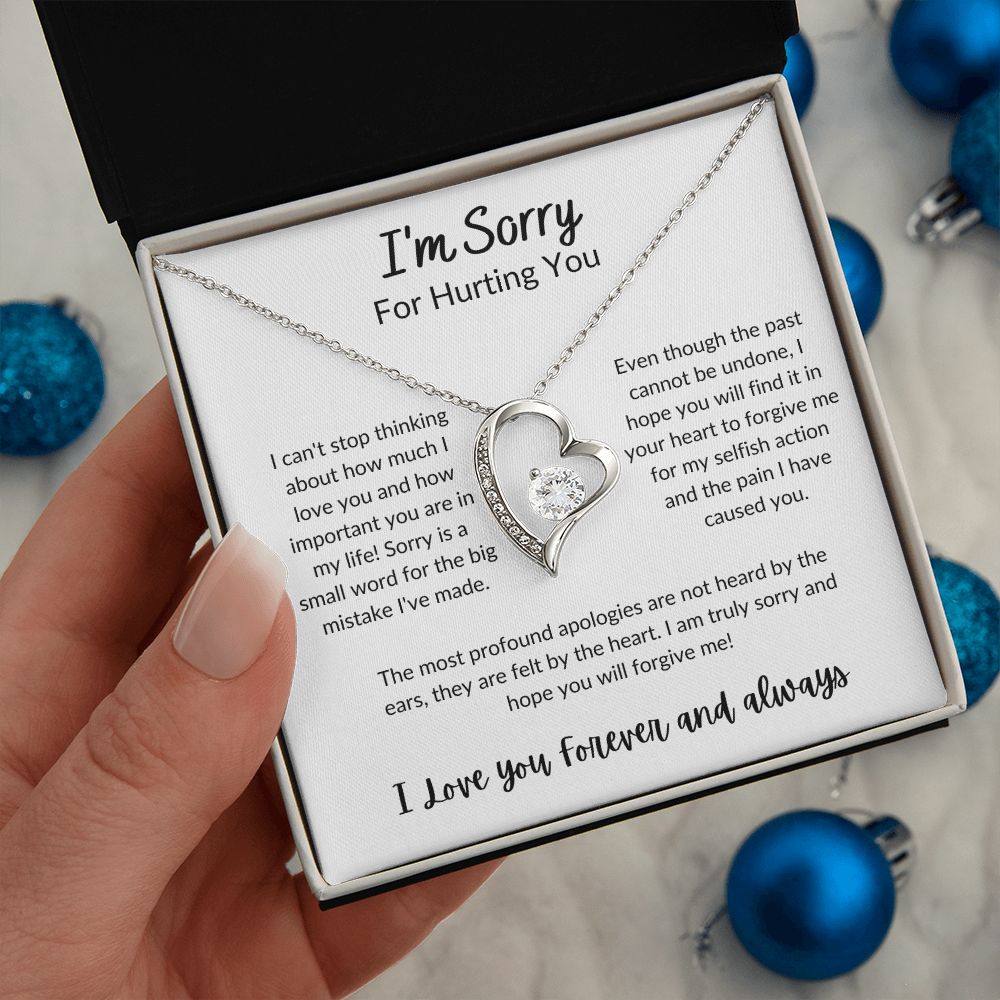 I'm Sorry For Hurting You - Forever Love Necklace