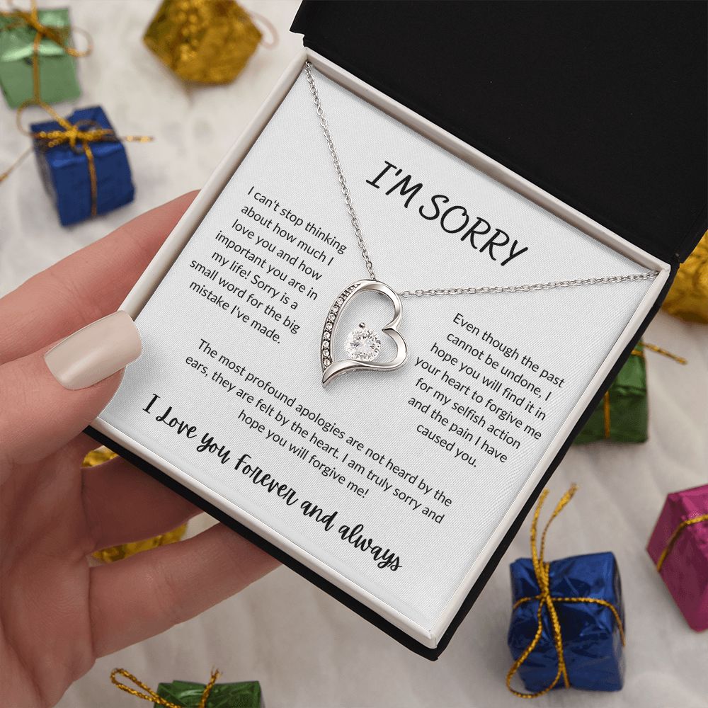 I'm Sorry - Forever Love Necklace