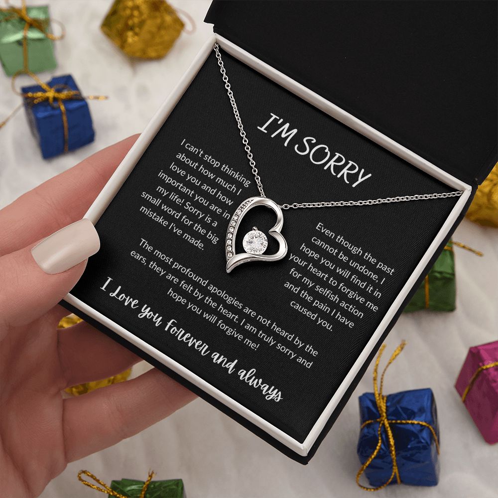 I'm Sorry - Forever Love Necklace - B