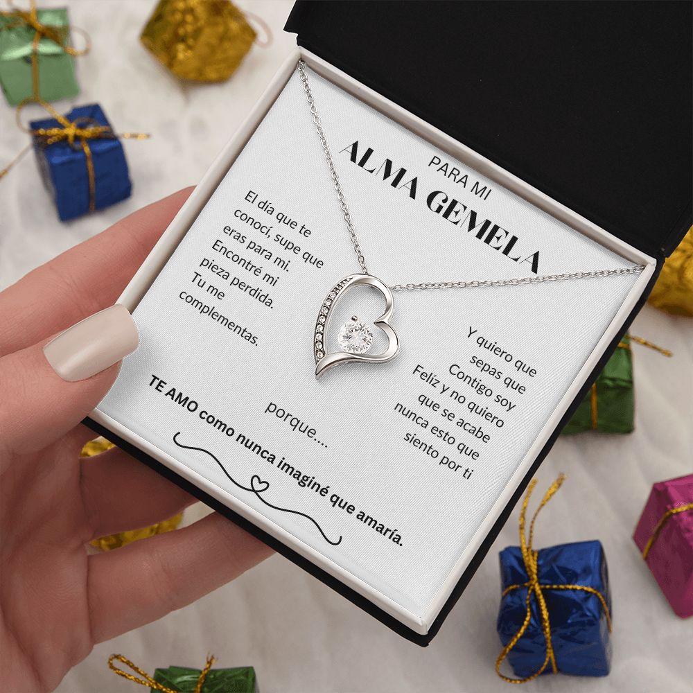 Para Mi Alma Gemela - Forever Love Necklace - Español