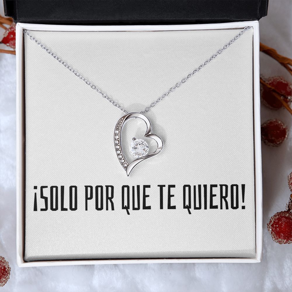 Solo Por Que Te Quiero - Forever Love Necklace - Español