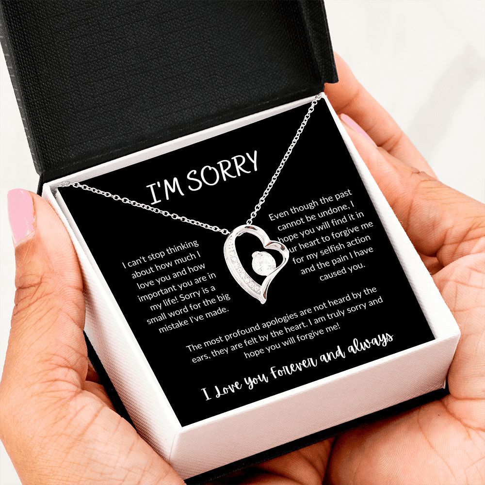 I'm Sorry - Forever Love Necklace - B