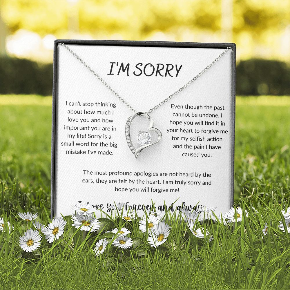 I'm Sorry - Forever Love Necklace