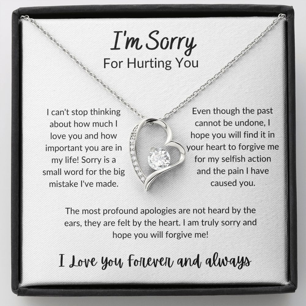 I'm Sorry For Hurting You - Forever Love Necklace