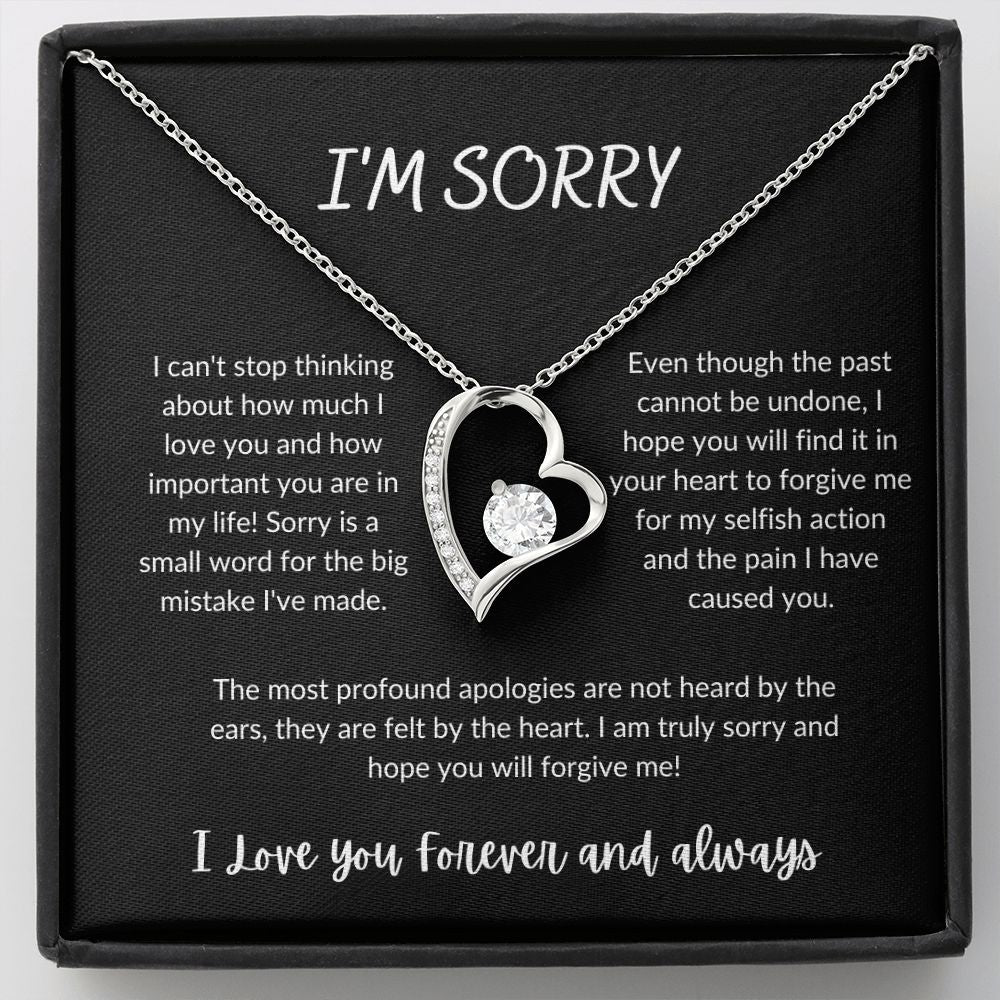 I'm Sorry - Forever Love Necklace - B