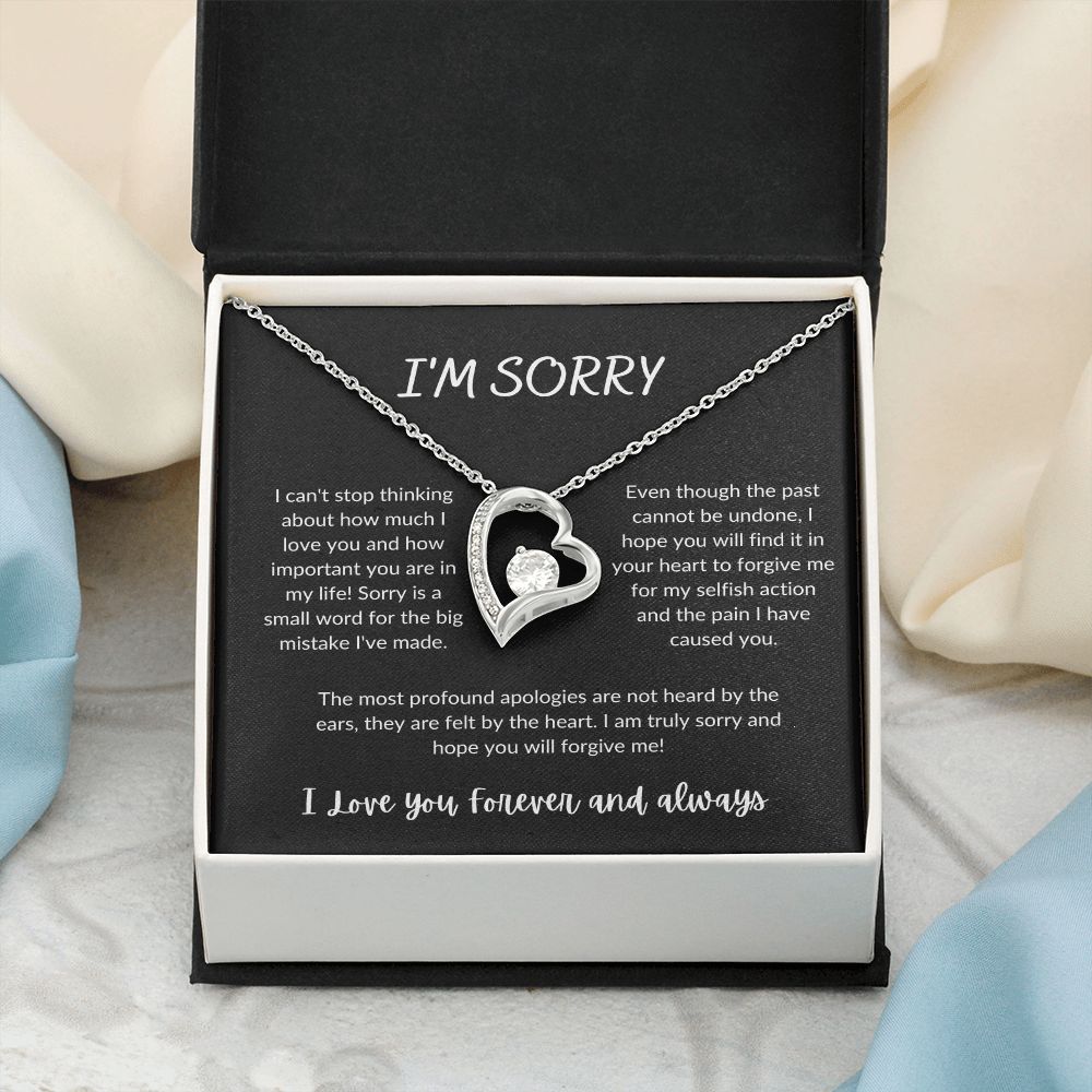 I'm Sorry - Forever Love Necklace - B
