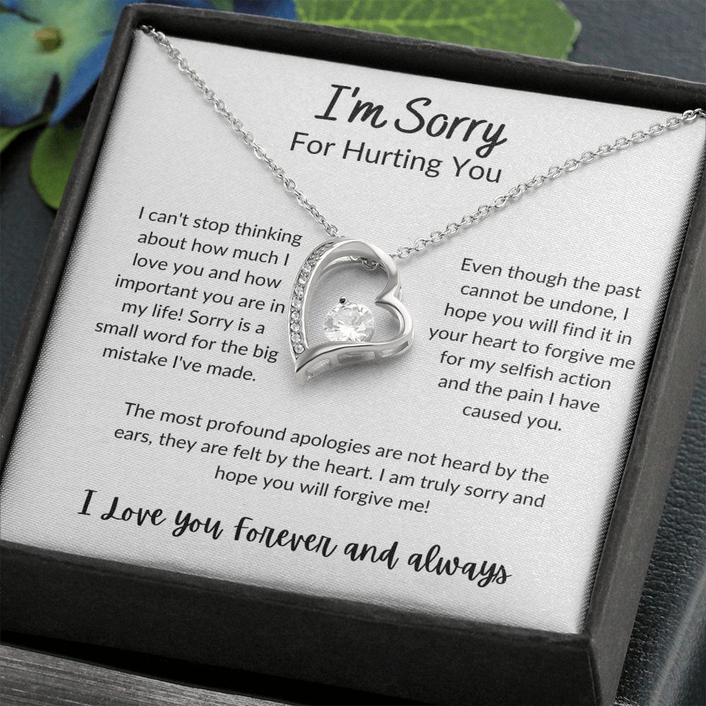 I'm Sorry For Hurting You - Forever Love Necklace