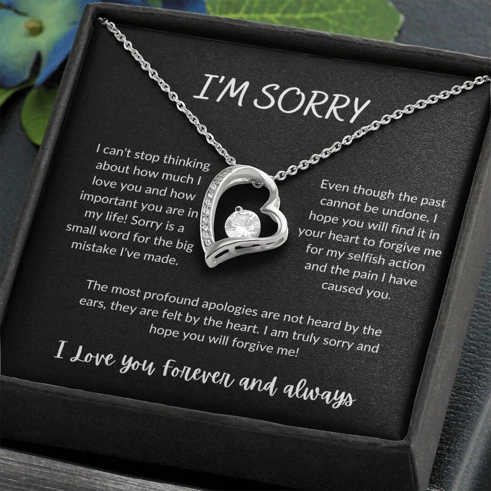 I'm Sorry - Forever Love Necklace - B