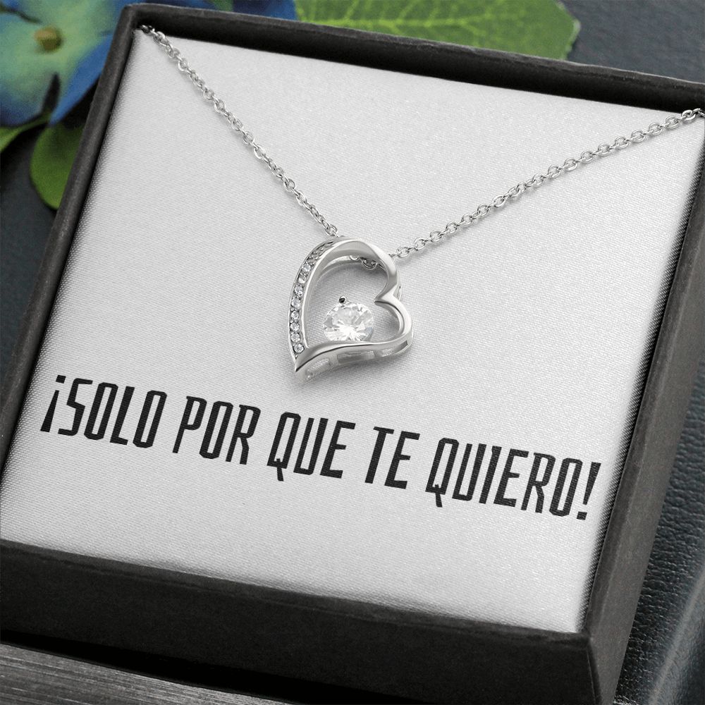 Solo Por Que Te Quiero - Forever Love Necklace - Español