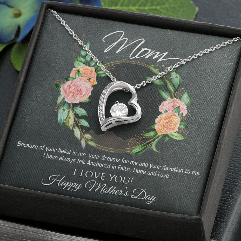 Forever Love Necklace - To Mom - Happy Mother's Day