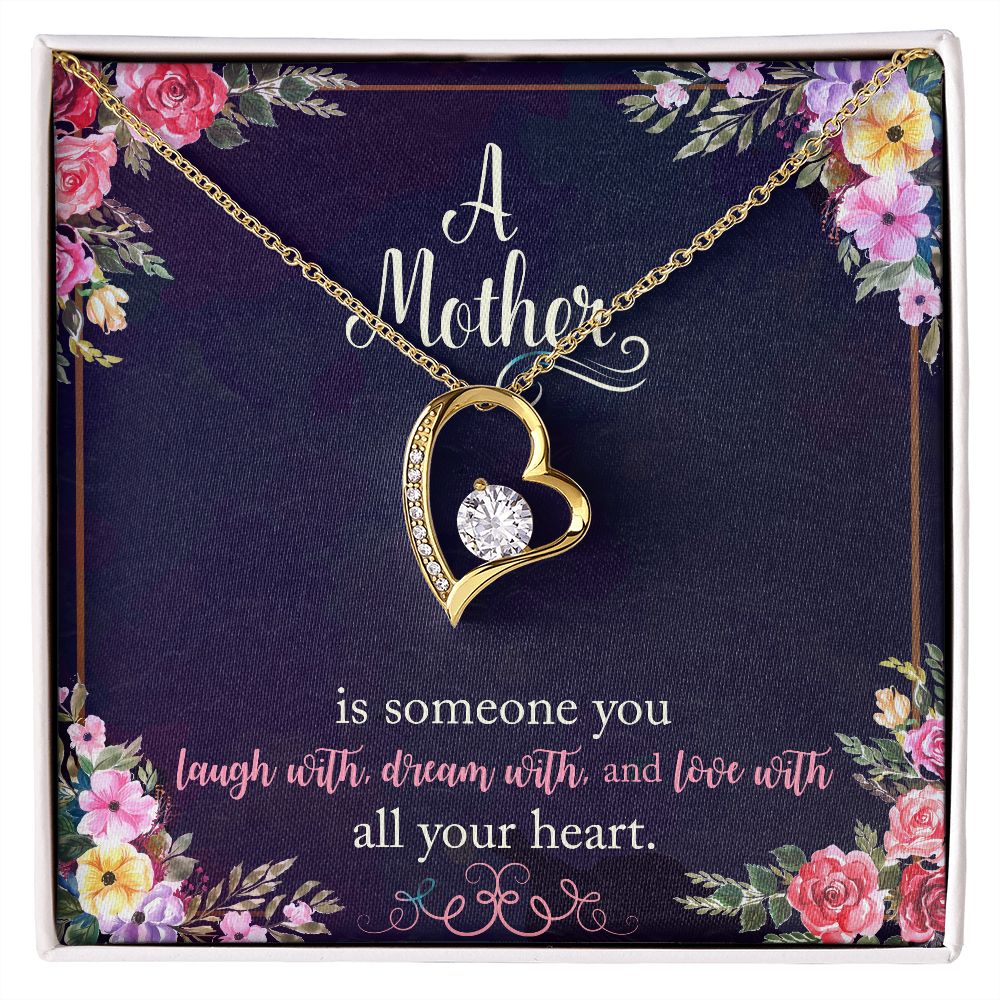 Forever Love Necklace - To Mom - A Mother is