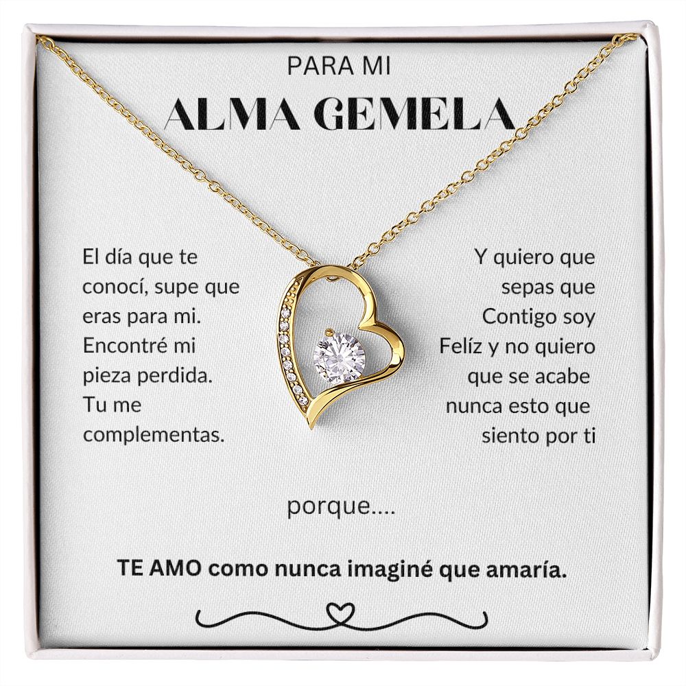 Para Mi Alma Gemela - Forever Love Necklace - Español
